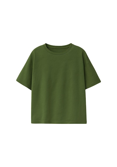 Zuzunga Besic 3'lü Çocuk T-shirt Pembe - Haki - Lacivert Çok Renkli