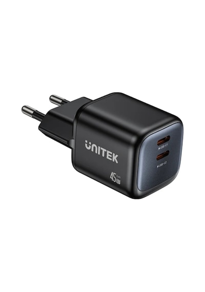 Unitek Zeno 45W GaN Şarj Cihazı (P1129ABK01-EU)