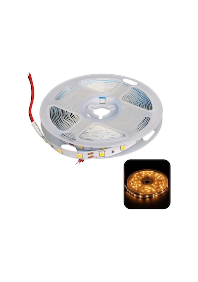 12v Şerit Led Gün Işığı İç Mekan Tek Çipli 5 Mt
