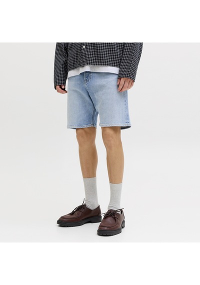 Erkek Bol Kesim Yüksek Bel Sort - Tony - 12289248 Blue Denim