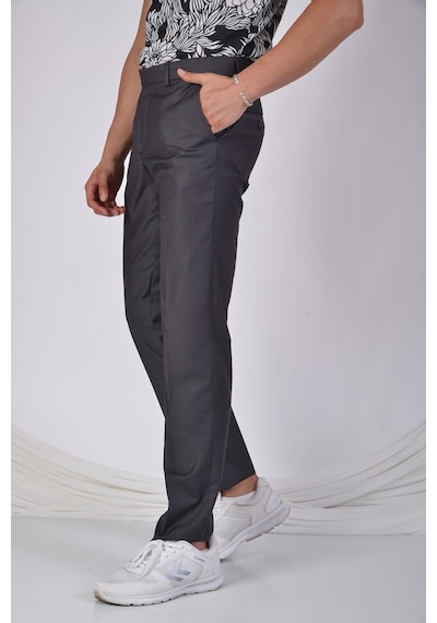 Soralline Erkek Klasik Pantolon Gri Gri Soralline Erkek Klasik Pantolon Gri Gri