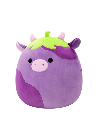 Squishmallows Patlıcan İnek Frederick 30cm Cr07969 Renkli