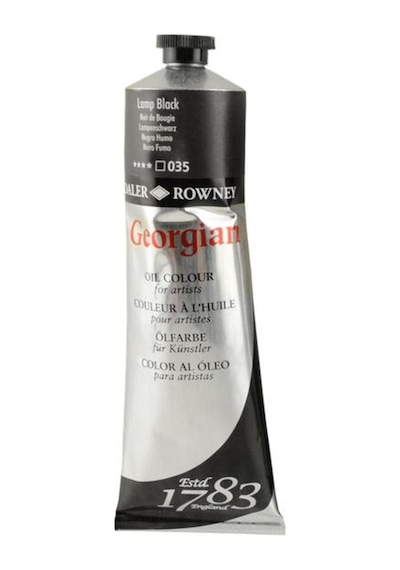 Daler Rowney Georgian Yağlı Boya 225Ml - N:035 Lamp Black
