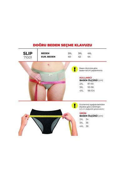 Alya Underwear Kadın Baskılı Külot Batu 3'lü Paket Siyah