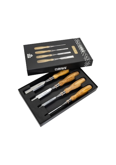 Narex 860501 Özel Richter Düz Uçlu Iskarpela Seti 4 Parça