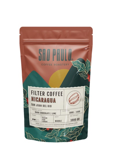 Sao Paulo Nıcaragua Fılter Coffee 1000 Gram Filtre