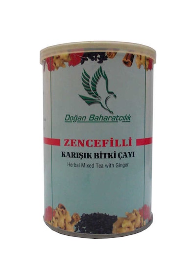 Zencefilli Karışık Sel Çay 100 Gr Teneke Kutu