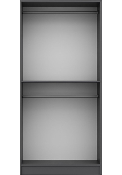 Minar Kale 90cm Giyinme Dolabı Antrasit - 210cm