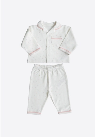Kitikate Organik Pijama Takımı Lily Pembe Açık Pembe