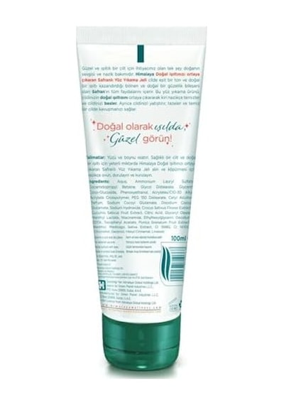 Himalaya Since 1930 Natural Glow Doğal Işıltı Yüz Yıkama Jeli 100 Ml, Safran, Niacinamide