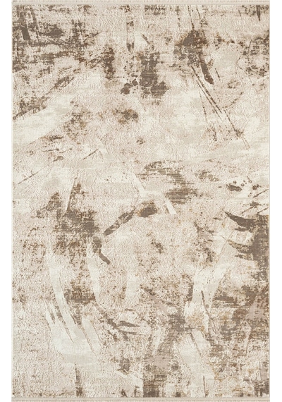 Matris Mı001b Bej Halı Modern Pamuk Taban Akrilik Tozuaz Salon Yatak Odası Koridor Halısı-1327