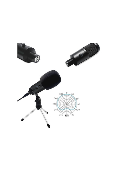 Usb Kondenser Mikrofon Usb Girişli Kondenser Mikrofon Seti