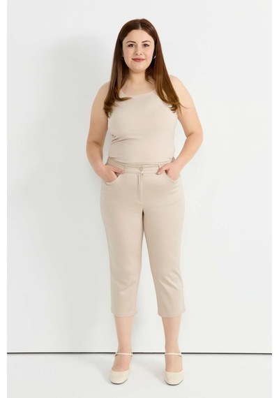 Selen Kadın Pantolon 25ysl5381 Taş