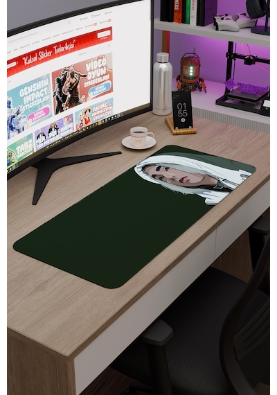 Alice İn Borderland V3 70x30 Xl Gaming Kauçuk Kaymaz Taban Mouse Pad Fare Altlığı