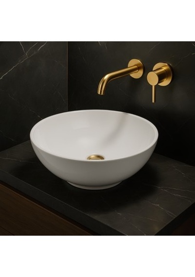 Deliksiz Çanak Lavabo, 40 Cm Boyutunda Kullanışlı 508 Yeşil