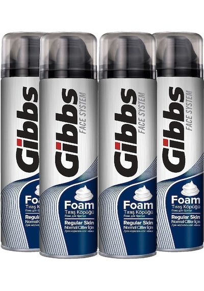 Gibbs Regular Erkek Tıraş Köpüğü 4x200ml