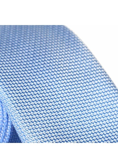 Gaffy Açık Mavi Slim Fit Düz Renk Dokuma Kravat / DDK-10 Açık Mavi