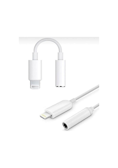Apple Uyumlu iPhone  Lightning Telefon Kulaklık Çevirici Aux Dönüştürücü 7 8 X 11 12 13 14 Pro 1 Adet