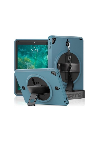 İpad 5 Air 9.7 Kılıf Strap-c Otterbox Tablet Kapak - Mavi
