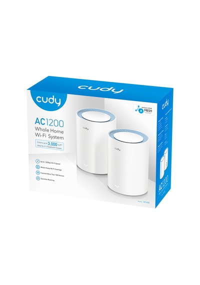 Cudy M1200 2-pack - Ac1200 Wi-fi Mesh Solution