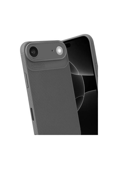 Newface Apple İphone 17 Air Auto Focus Karbon Kapak - Gri