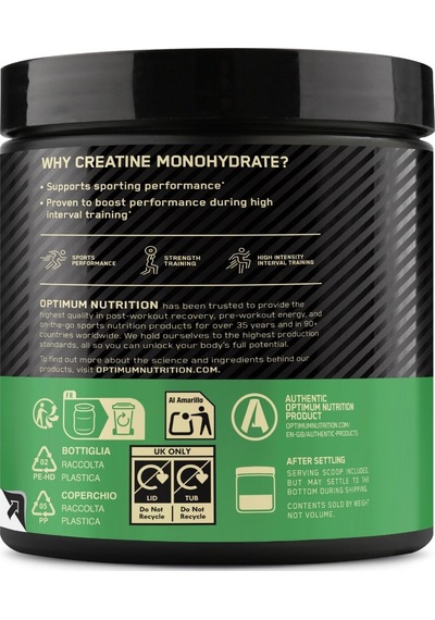Kreatin Monohidrat Aromasız 187 G 55 Servis Kas Gücü Ve Dayanıklılık Desteği