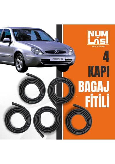 Citroen Xsara 2002-2009 4 Kapı + Bagaj Fitili-a Kalite-numlas-nm3406