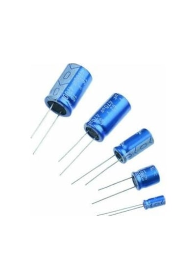100Uf 63V (8X11Mm) Elektrolitik Kondansatör (Mavi) 10 Adet