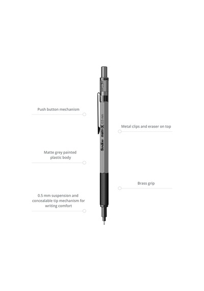 Tr Ofis Matri-x Versatil 0.5 Mm Gri Genel