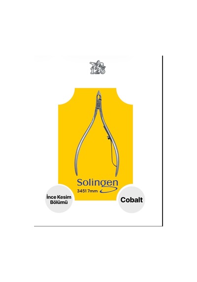 Solingen 3451 7 Mm Cobalt Manikür Pensi / Bileyli ,orjinal ,sertifikalı Ürün