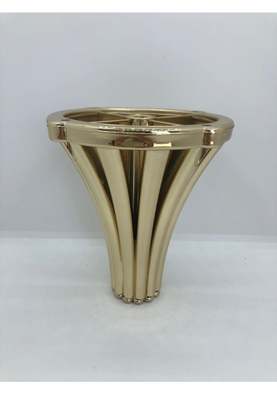 PLASTİK. 12 cm GOLD KAPLAMA, KOLTUK,MOBİLYA,ÜNİTE AYAĞI (4 ADET)