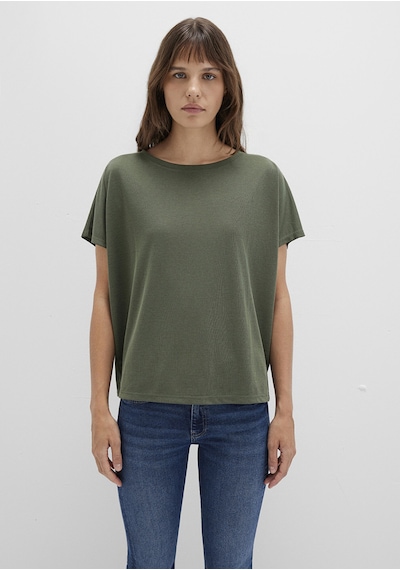 Mavi - Lux Touch Tencel Tm Modal Yeşil Basic Tişört 167245-71551 Yeşil Mavi - Lux Touch Tencel Tm Modal Yeşil Basic Tişört 167245-71551 Yeşil