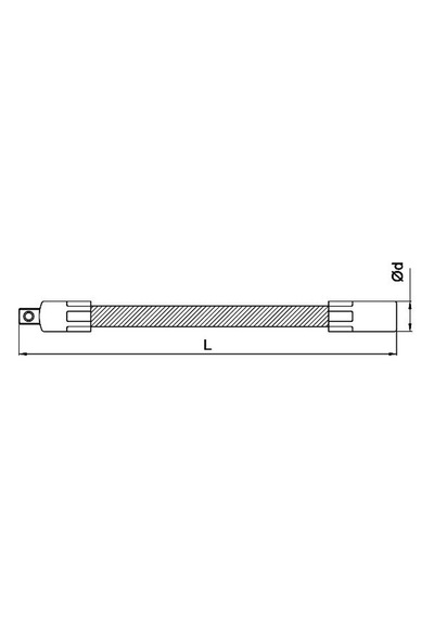 Ceta Form C11-76f 3/8'' Bükülebilir Uzatma Kolu 200 Mm