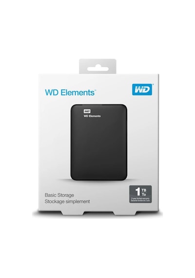Wd 1tb 2.5 Usb3.0 Wdbuzg0010bbk Elements Siyah Harici Harddisk