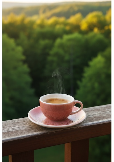 6'lı Liza Espresso Fincanı 70 Cc + Fincan Tabağı Giorgiana Lisa Shape Rosa Şık Ve Modern Porselen Kahve Takımı Krem