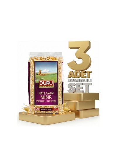 Duru Patlayan Mısır 3x500 Gr
