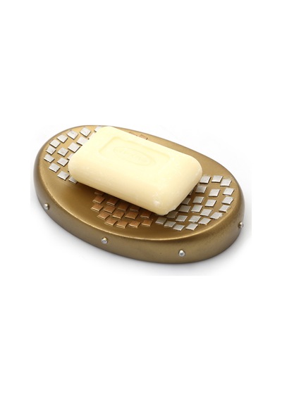 SABUNLUK ALTIN MOZAİK MODEL POLİRESİN 12x9x4cm