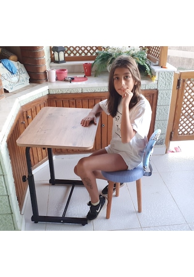 Depolife Ilk Okul Çocuk Ders Çalışma Masası Boyu Yüksekliği