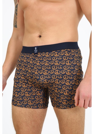 Five Pocket Fpb8001 Desenli Erkek Boxer Peace
