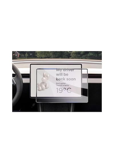 Tesla Model Y Juniper Uyumlu 2025 2026 Model 15.4 İnç Multimedya 9h Nano Ekran Koruyucu