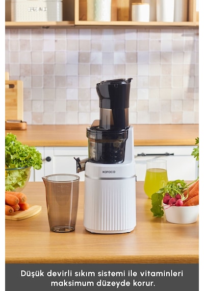 Karaca Fresh Press Slow Juicer Yavaş Sıkım Katı Meyve Sıkacağı