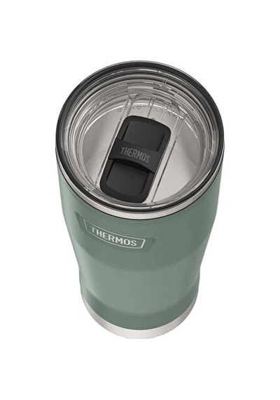 Thermos Icon Is115 0,53l Slıde Lock Mug Alpıne Green W/straw Klasik Termos Is115-022998 Yeşil Yeşil