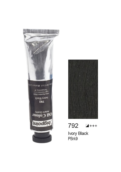 Bigpoint Yağlı Boya 45 Ml Ivory Black 792 6'lı Kutu