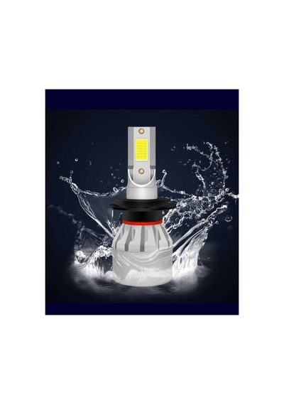 Trendlıfeoto H7 Led Xenon Mini Far Ampul Şimşek Etkili H7 Beyaz