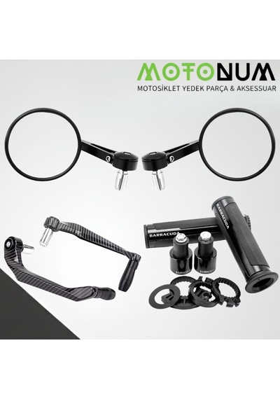 Daelim S3 250 Modifiye Seti-siyah-yuvarlak Gidon Ayna-md08644