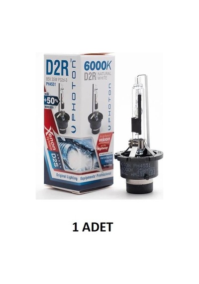 Ampul Xenon Zenon D2r 6000k Beyaz +%50 Fazla Işık Photon Ph4551