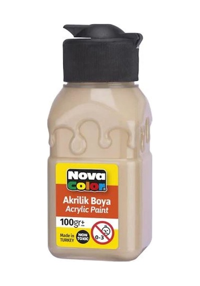 Nova Color Akrilik Boya Sise 100 Gr Ten Rengi Çok Renkli