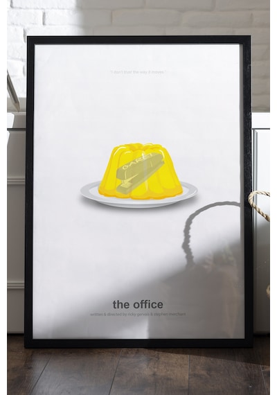 The Office Siyah Ahşap Çerçeveli Poster, Film Duvar Tablosu