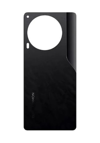 Tecno Camon 30 4g Siyah Arka Cam Batarya Pil Kapağı Telefon Arka Kapak