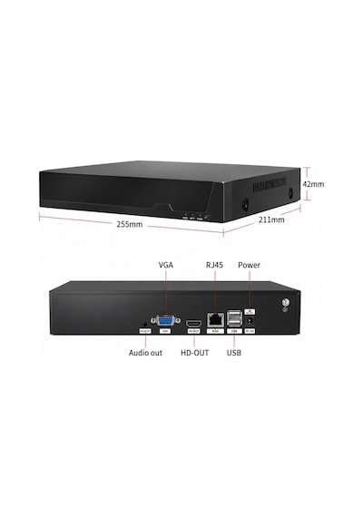 O-kam Zr-4010 Nvr Wifi Kayıt Cihazı 10 Kanal Ip Kamera Uyumluluğu